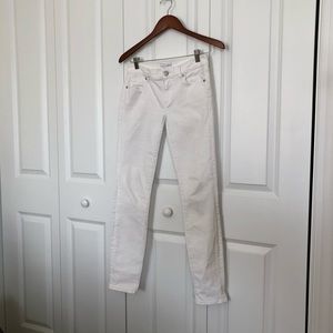 Loft Skinny White Jeans